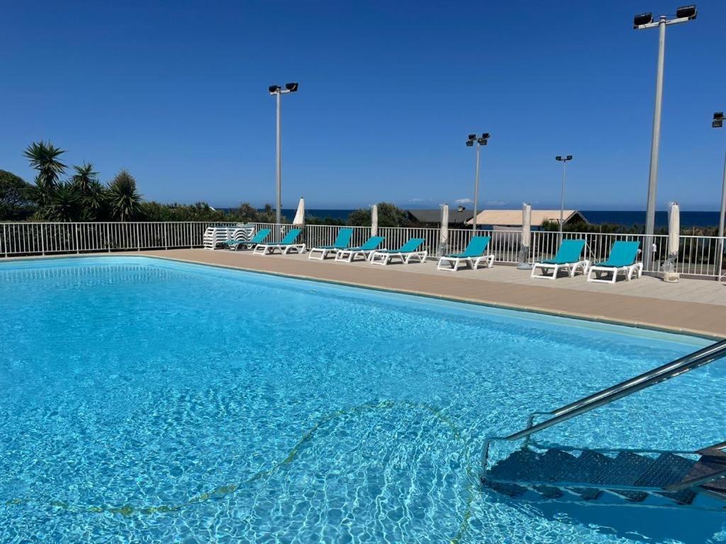 Studio 4 Personnes Bord De Mer Avec Piscine Wifi Cervione Exterior foto